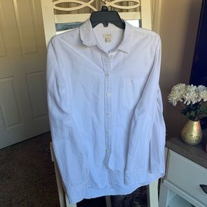 J. Crew Factory White Button Down